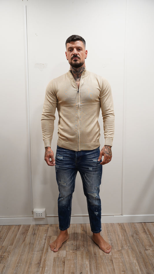 MAGLIONE CON ZIP
